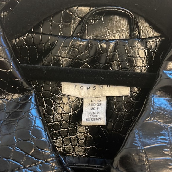 NEW ❤️ Topshop Jacket. Black size 6 - Picture 4 of 5